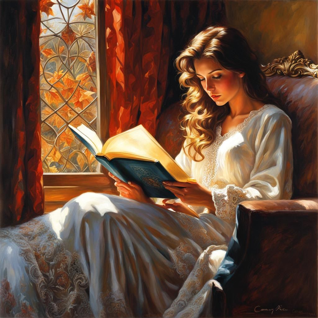 Reading nook, sunny window