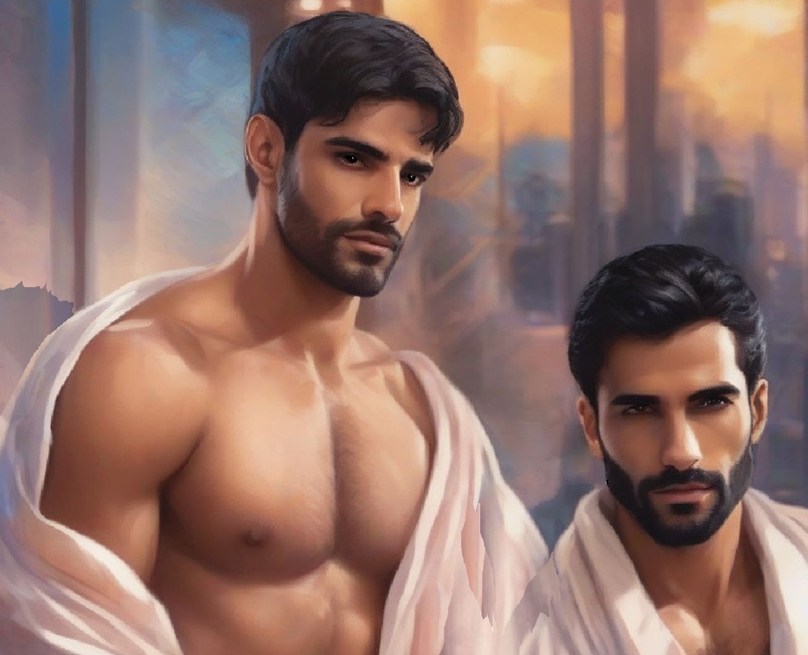 Jay and Said, a male couple