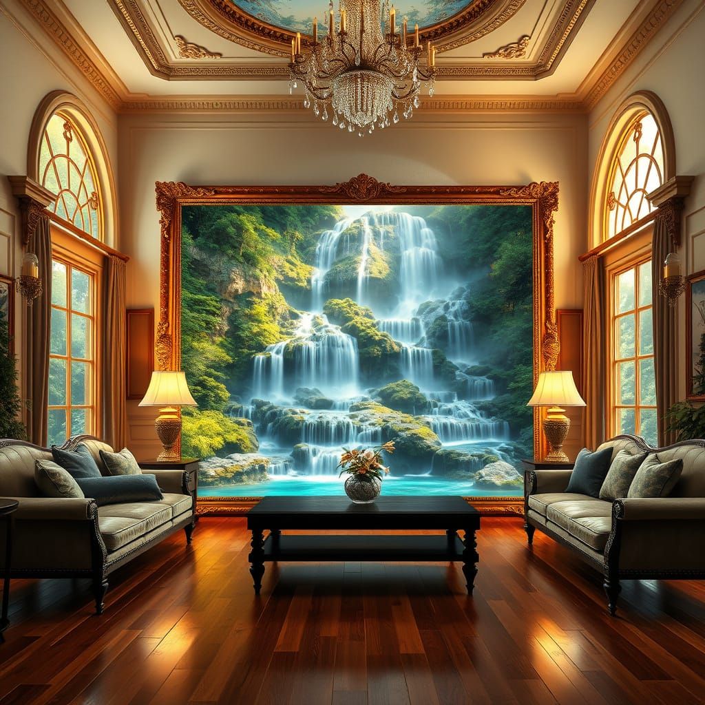 The most beautiful picture in the living room  by @Annie Grace