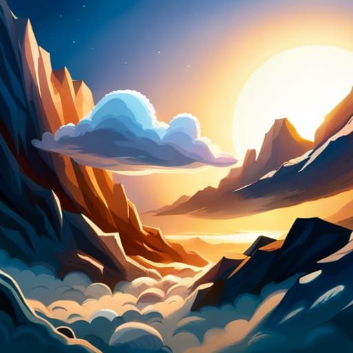 foggy mountains
