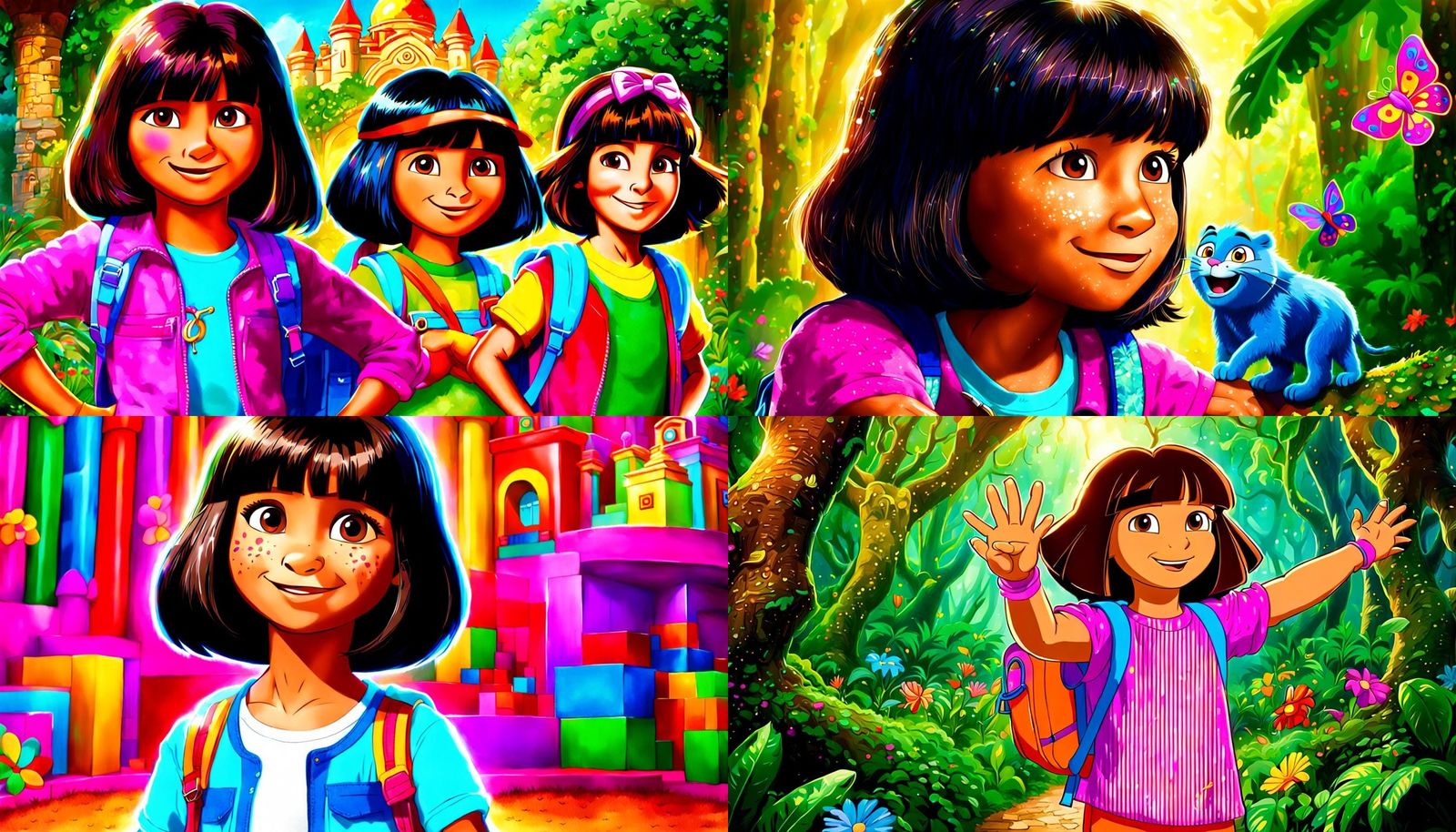 Dora the explorer live action played by Selina Gomez - AI Generated ...