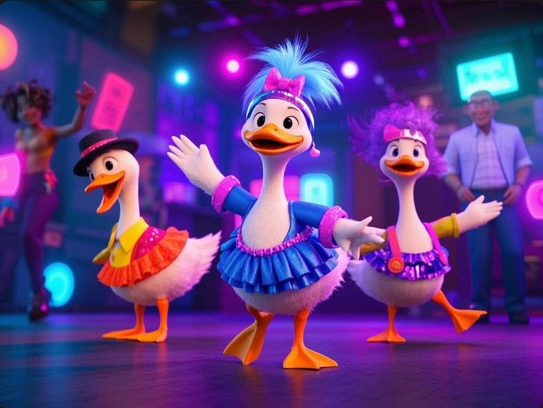 6/30/2025-Quest Entry 3 Dancing Ducks Art By Archangel Tara