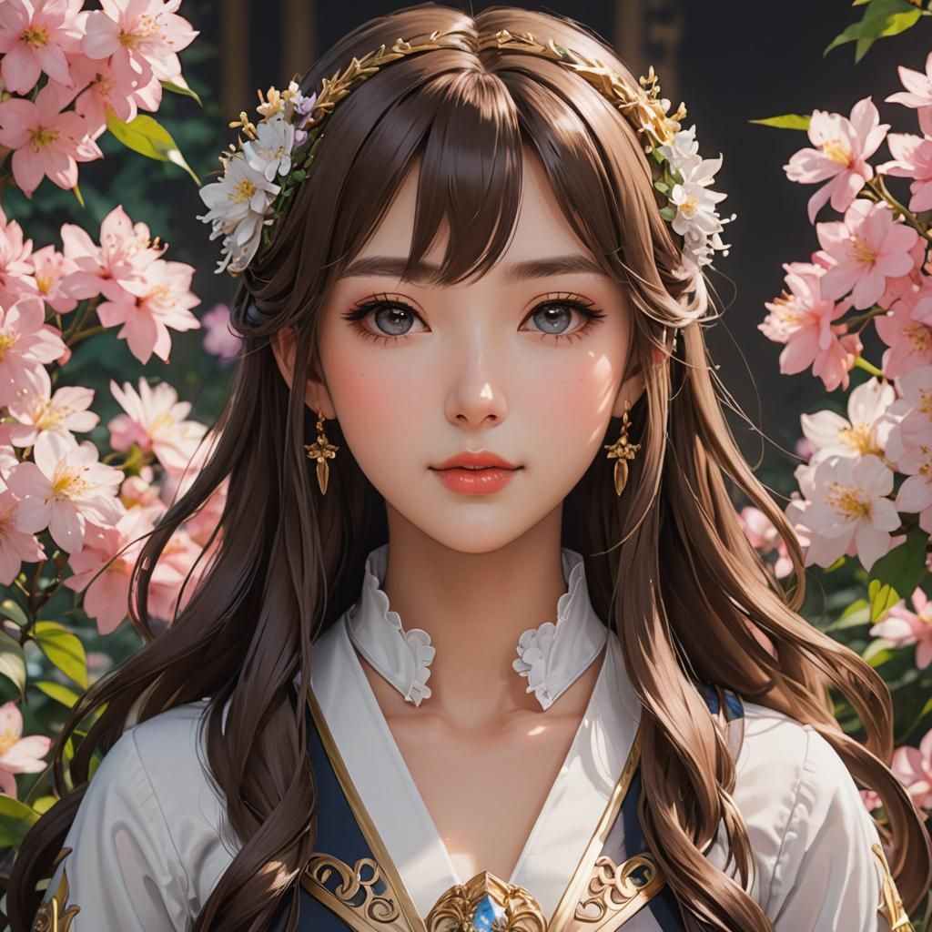 Beautiful waifu woman - AI Generated Artwork - NightCafe Creator