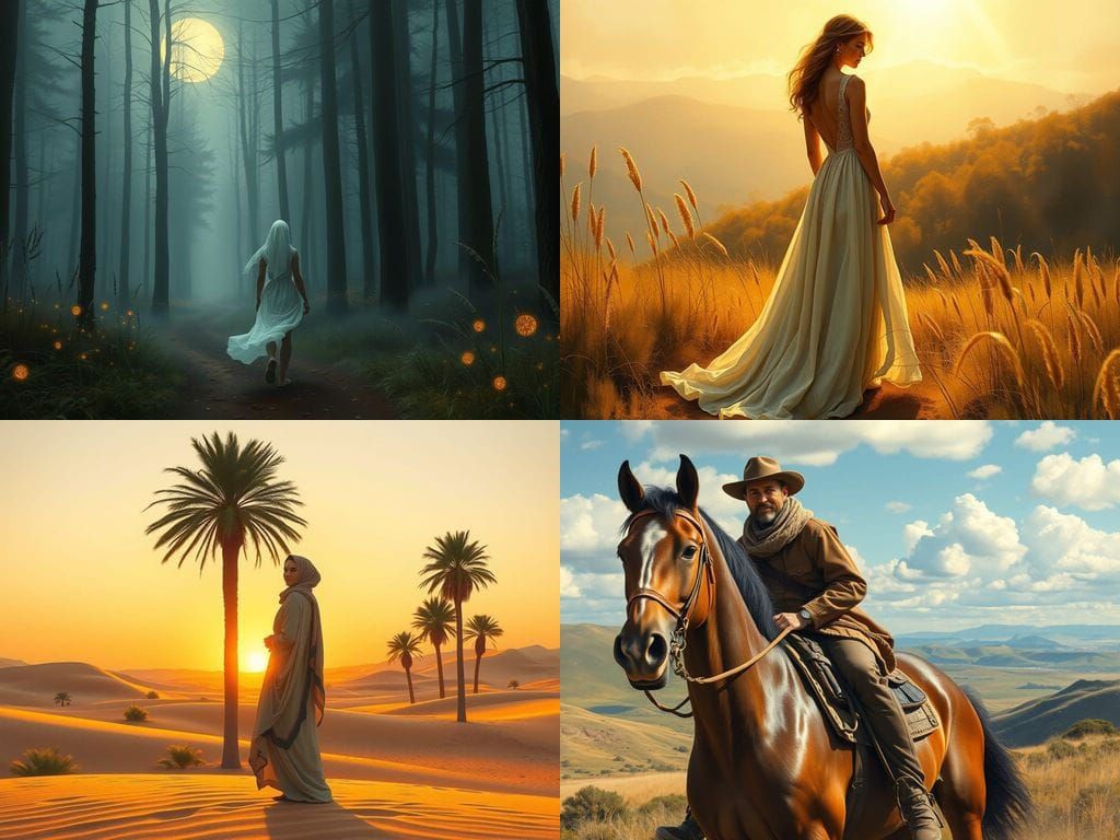 Lion Roaring at Sunset, Oil Painting