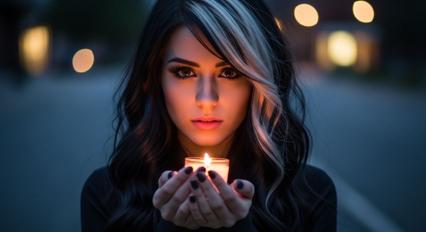 magic of a flickering flame