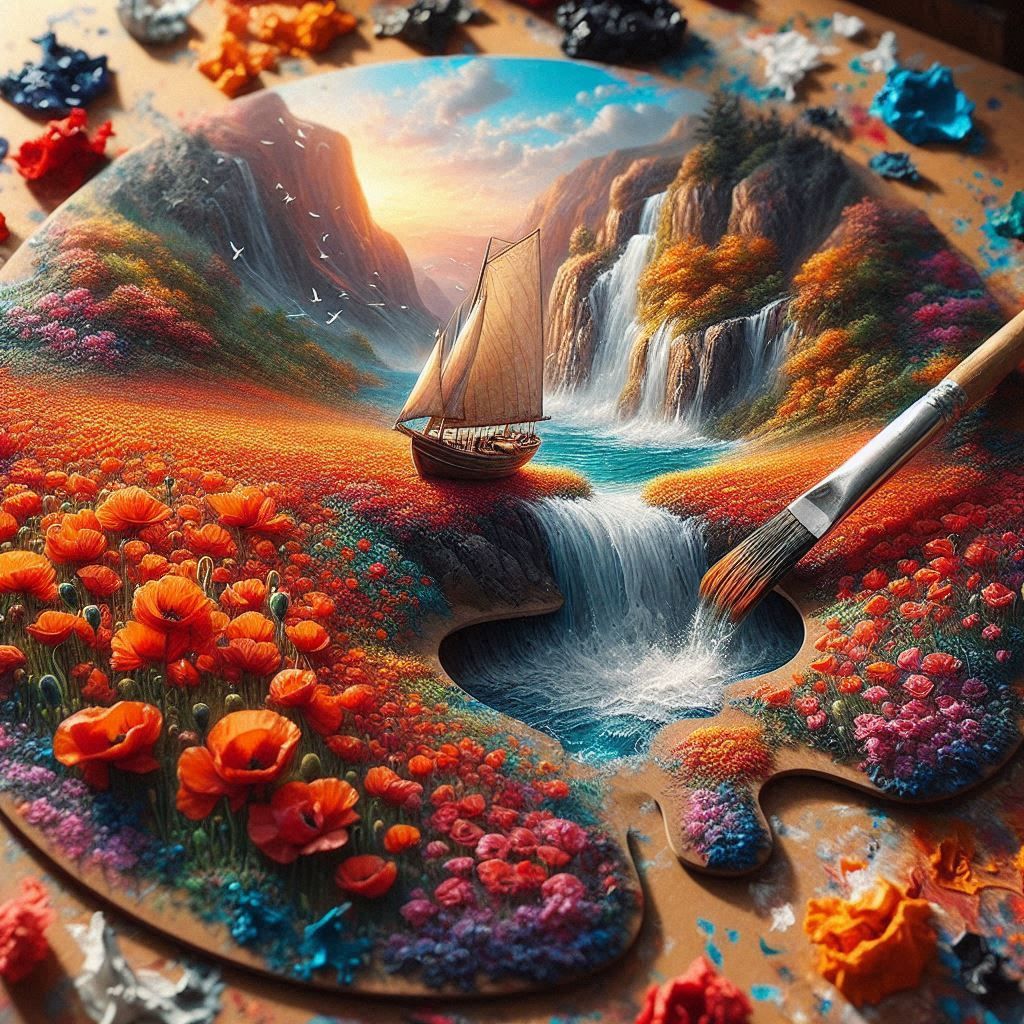 A Pallete dreams  by @NORLIHAZMA GHAZALI