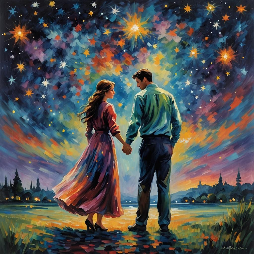 Love is like a Firework  by @Zabrie