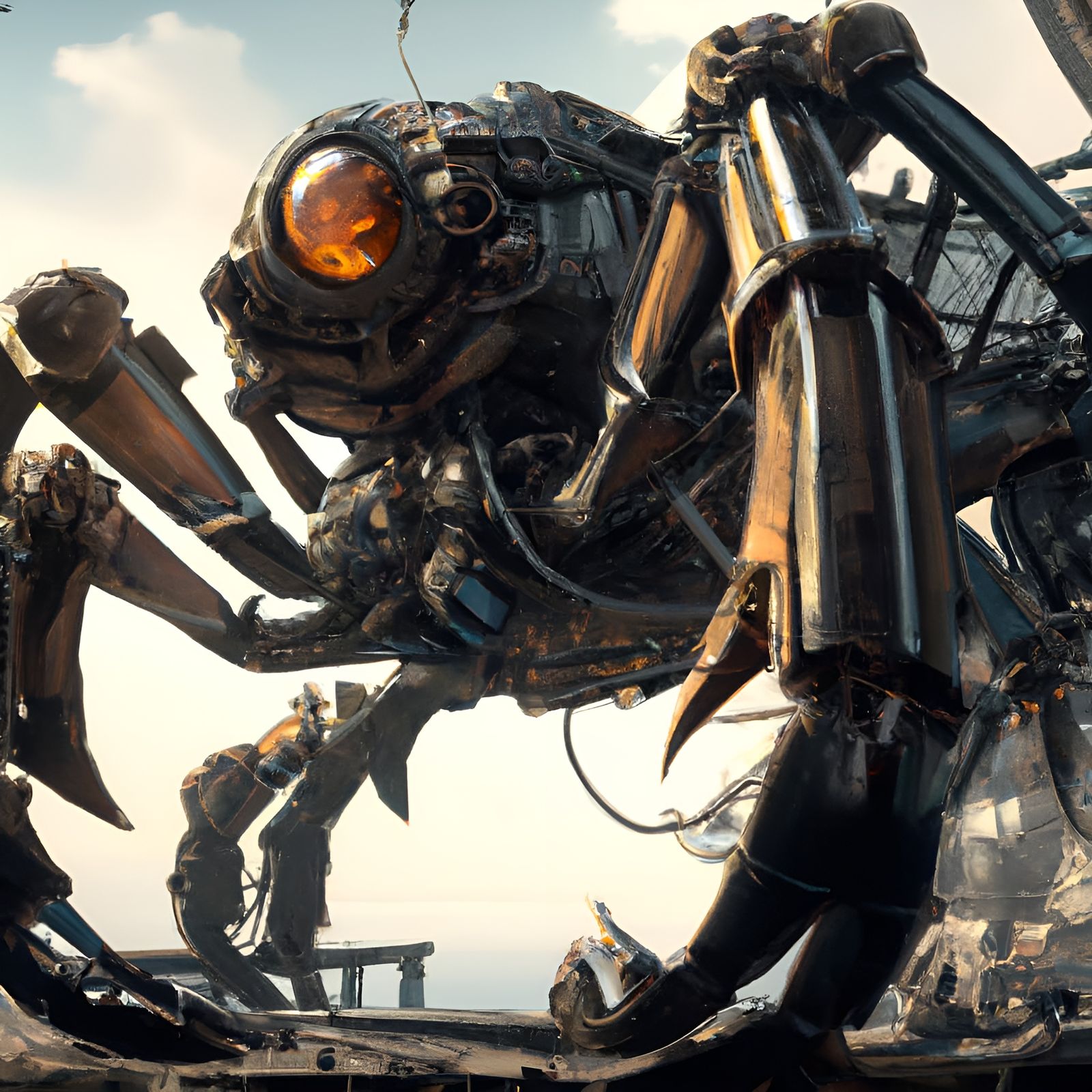 Mecha Crab  by @DenBen