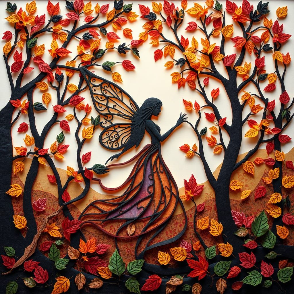 The Paper Fairy - Autumn Hues