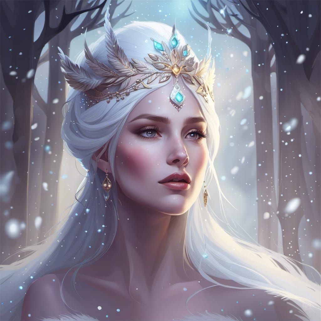 The Snow Queen - AI Generated Artwork - NightCafe Creator