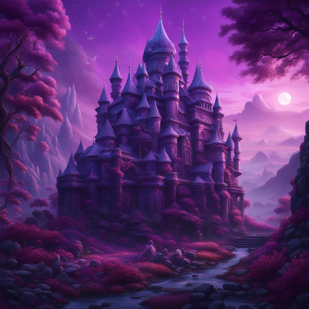 Purple and old