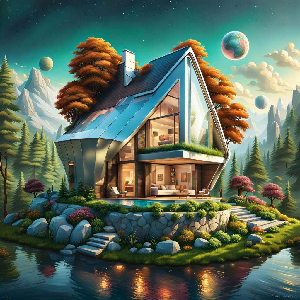 Your Best Artwork: Futuristic houses