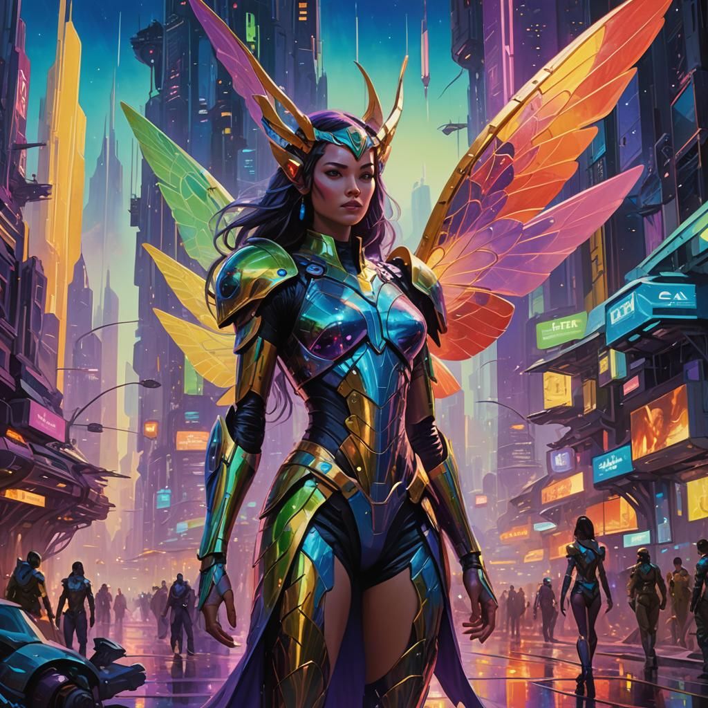 Galactic nymphs invading planet 