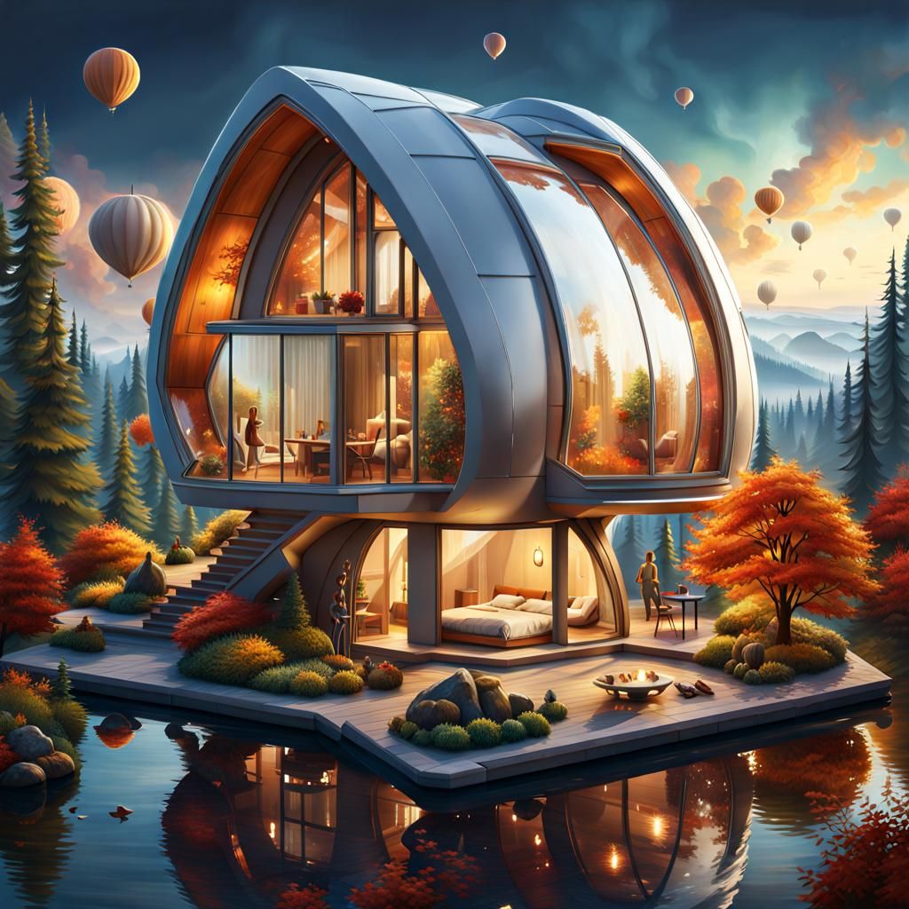 Your Best Artwork: Futuristic houses