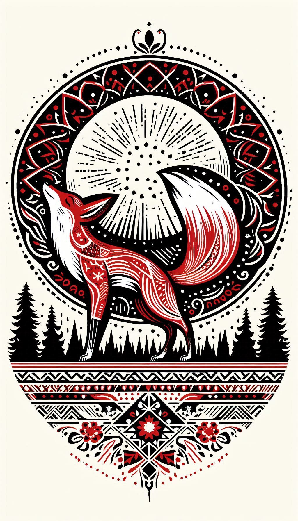 Tribal Folk Fox
