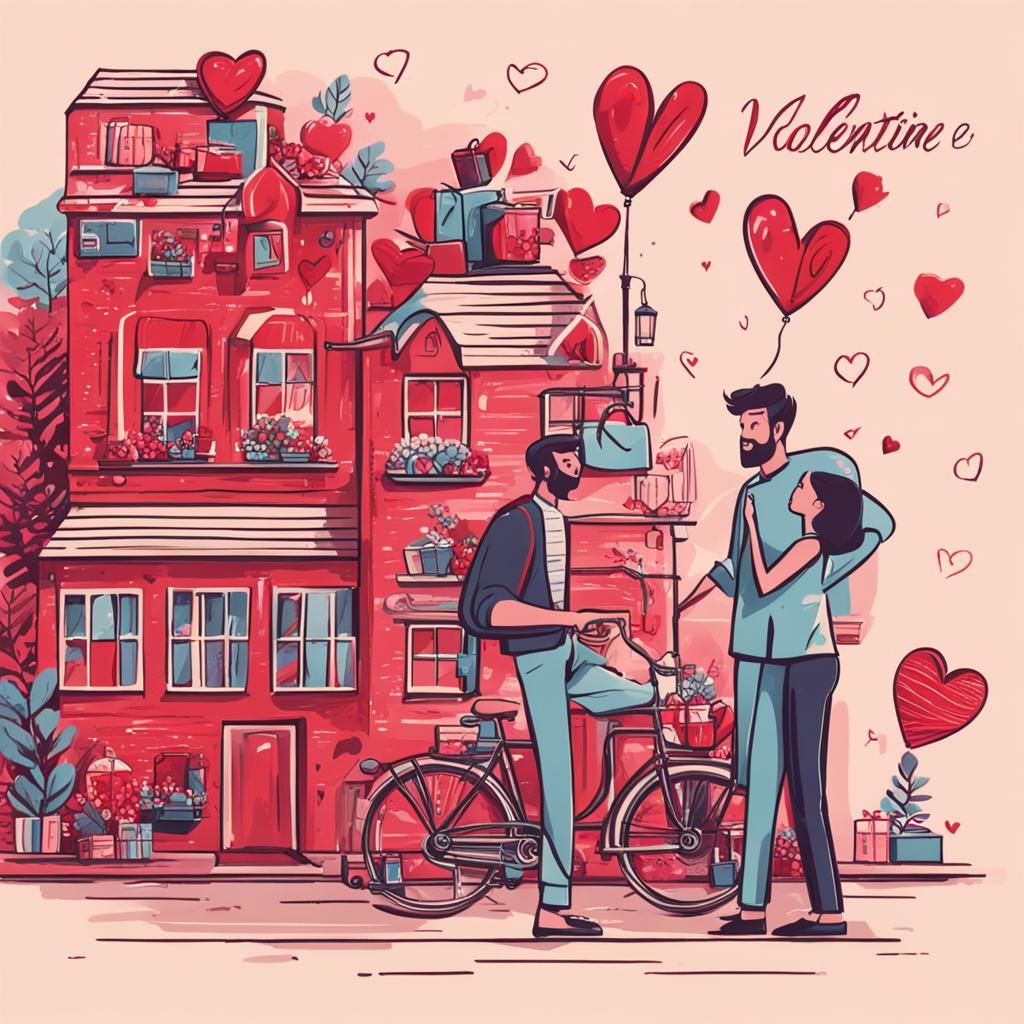 Valentine Day Gift by a man to a woman