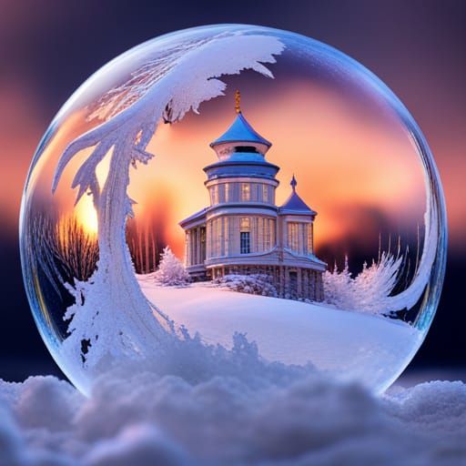 Winter Snow Globe   by @TANSTAAFL 