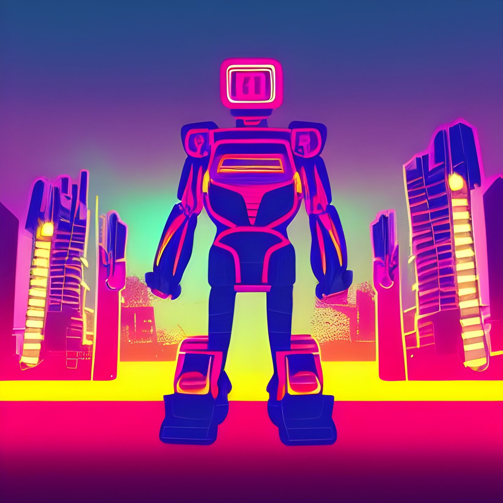 Robot Synthwave