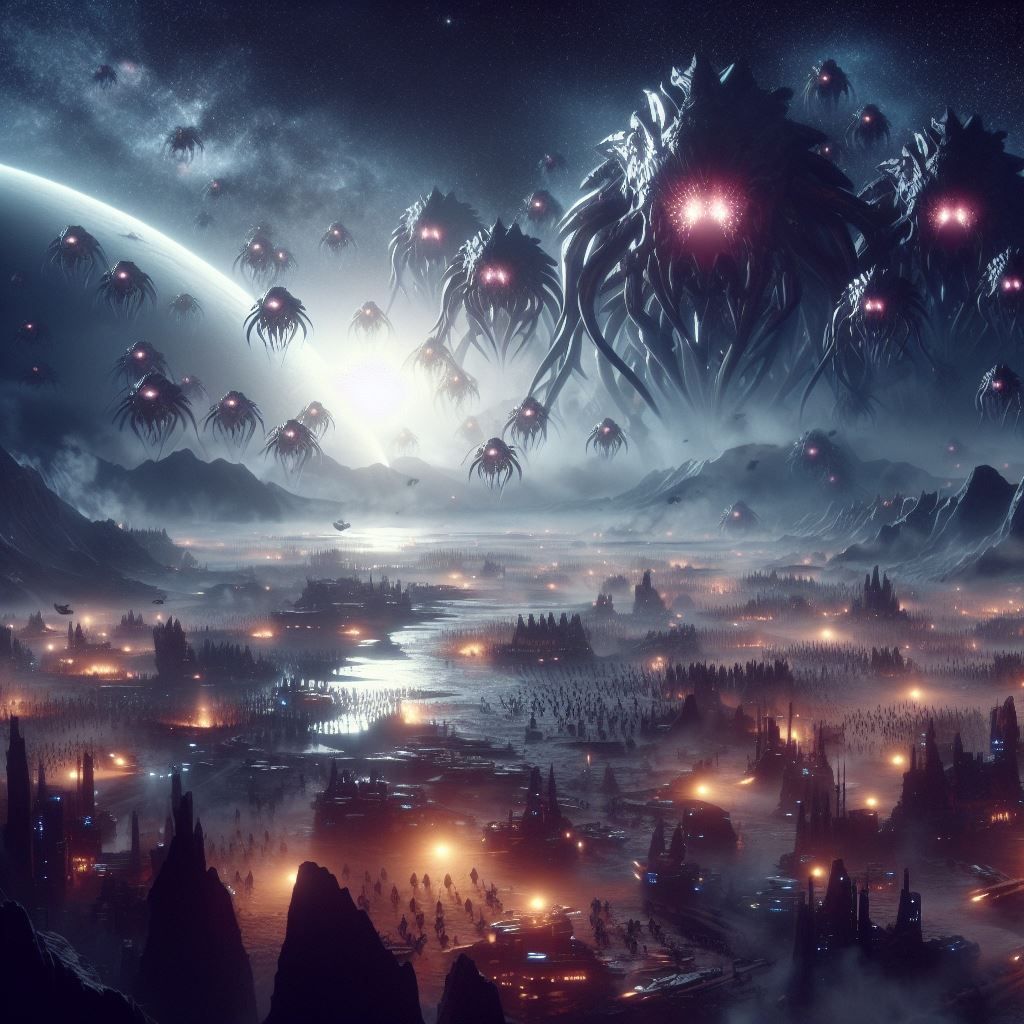 Take the kids, we need to leave the planet, now!