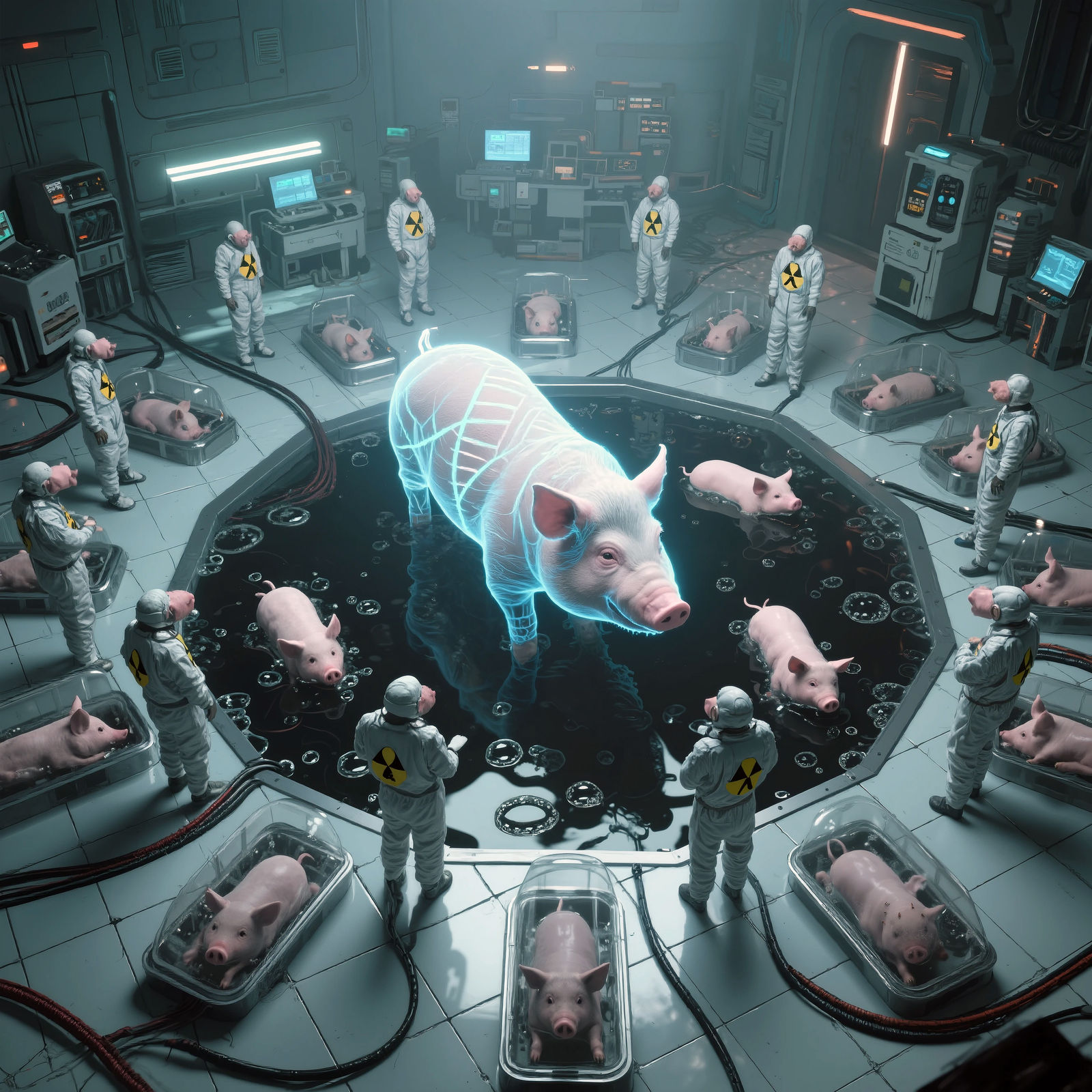 Pigoons: Genetically engineered pigs created to serve as a s...