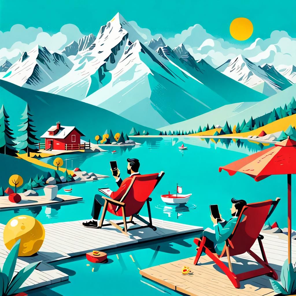 Work Life Balance - AI Generated Artwork - NightCafe Creator