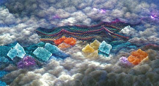 Crystals in the clouds