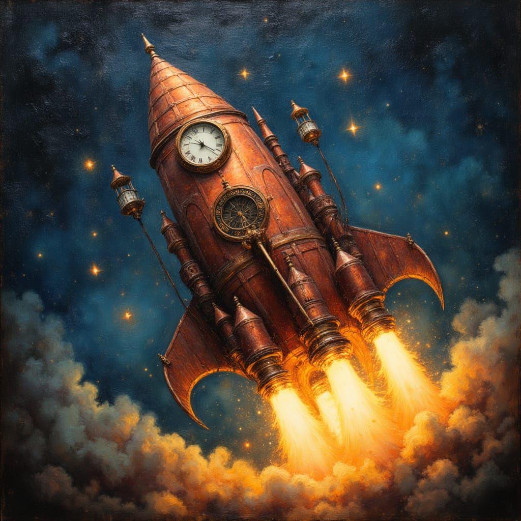 Rocket Ship  by @Pink