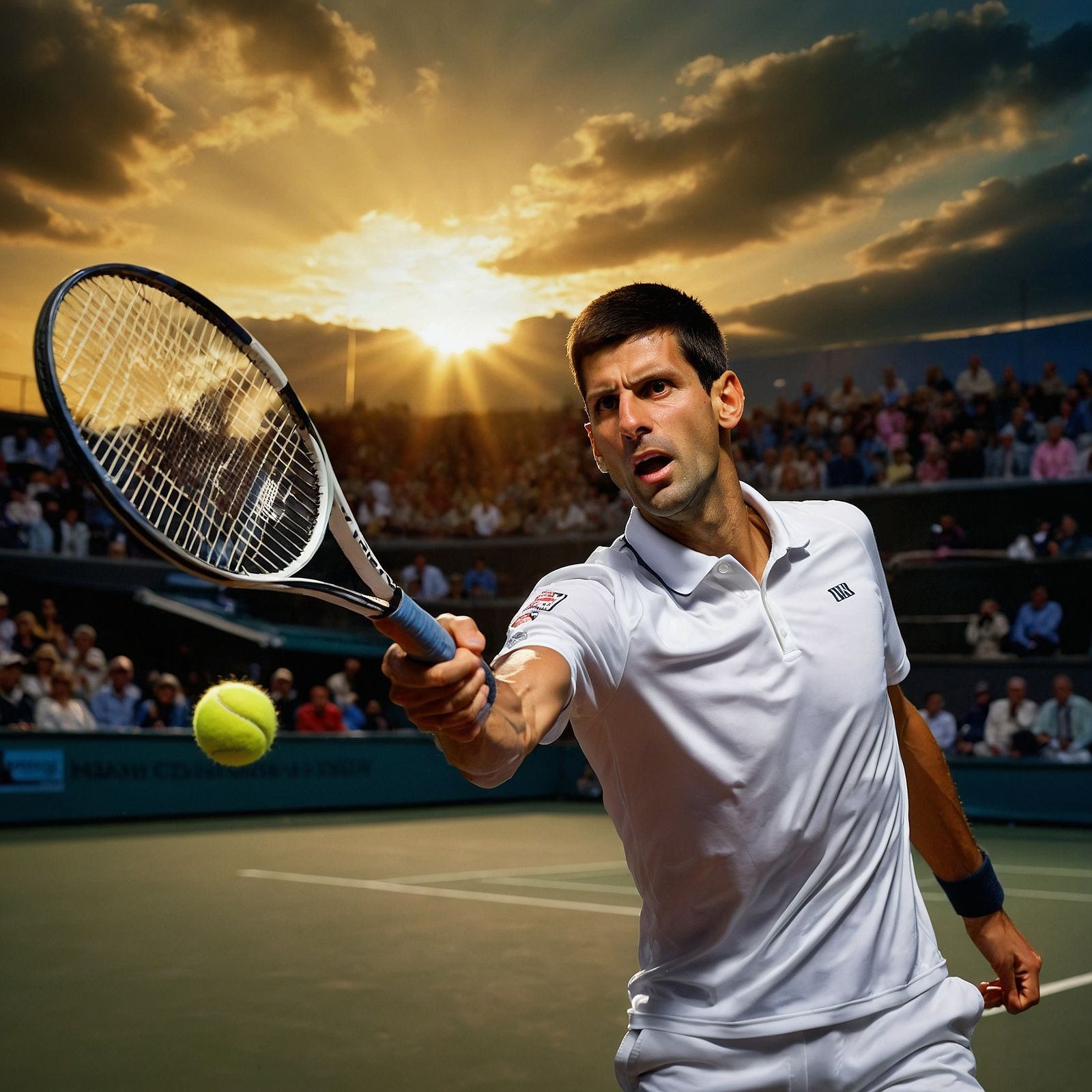 Sunset Djokovic Realistic