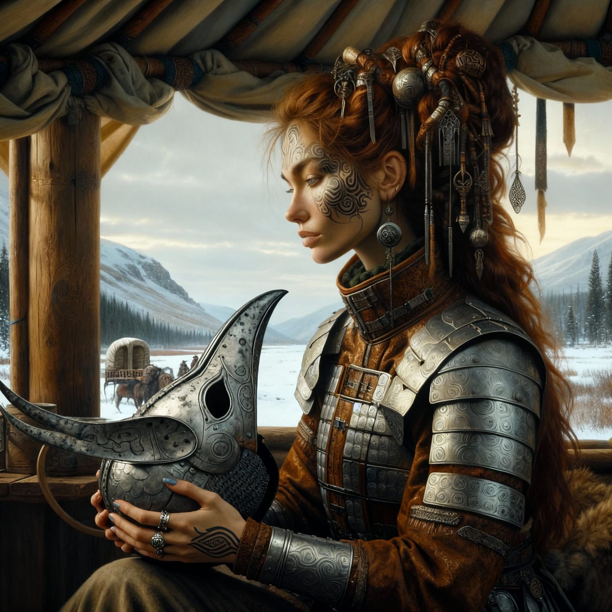 Film scene: Aruul Khara-Sün & Töörgen Arkhai-Tesh - Dialogue & Wisdom - Start Image 1