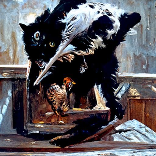 You learned to torture house cats like vultures