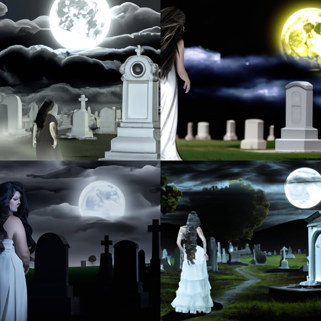 create a 14k resolution photo of a cemetery in the middle of...