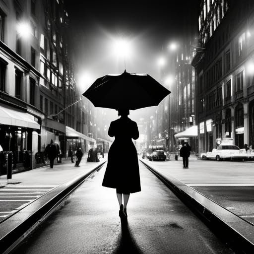 On the streets of Manhattan