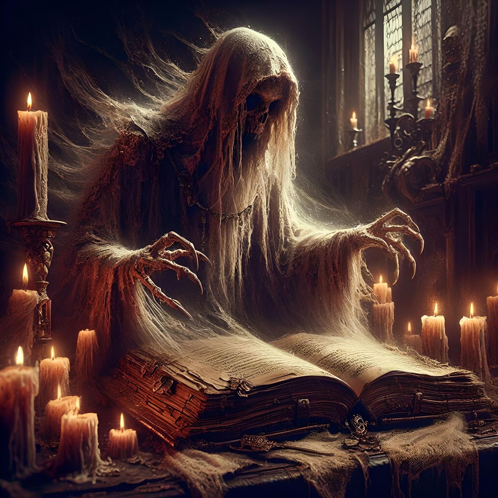 Grimoire of Death  by @MrMeeple