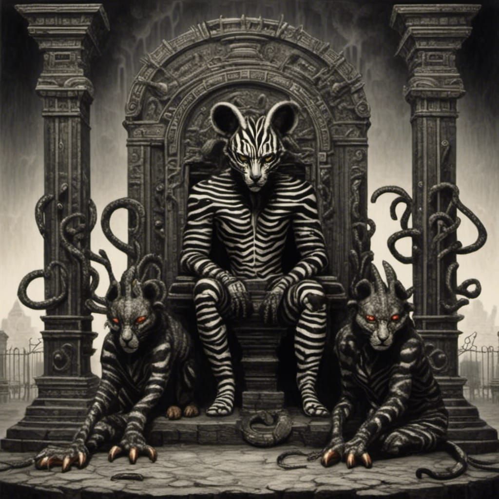 <lora:Zz Zebrapunk:1.0> The underworld 