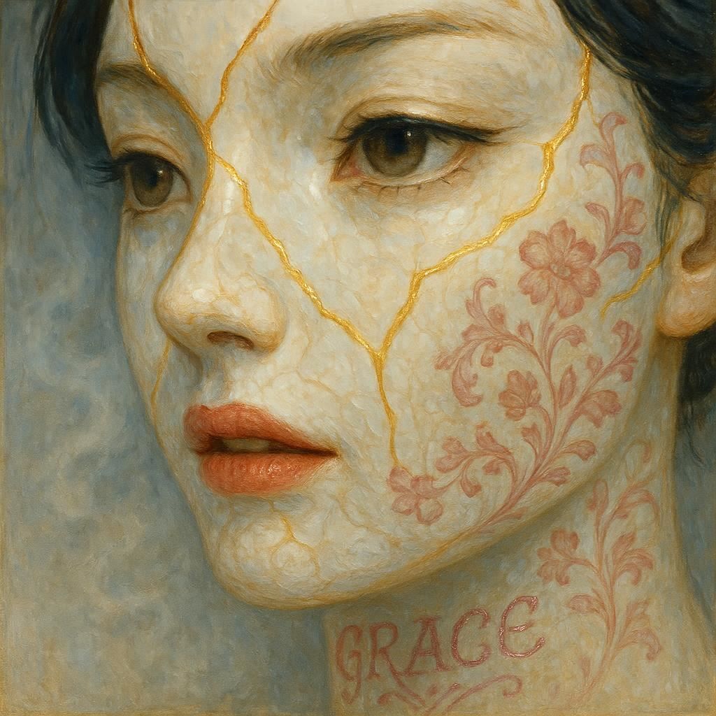 Kintsugi portrait