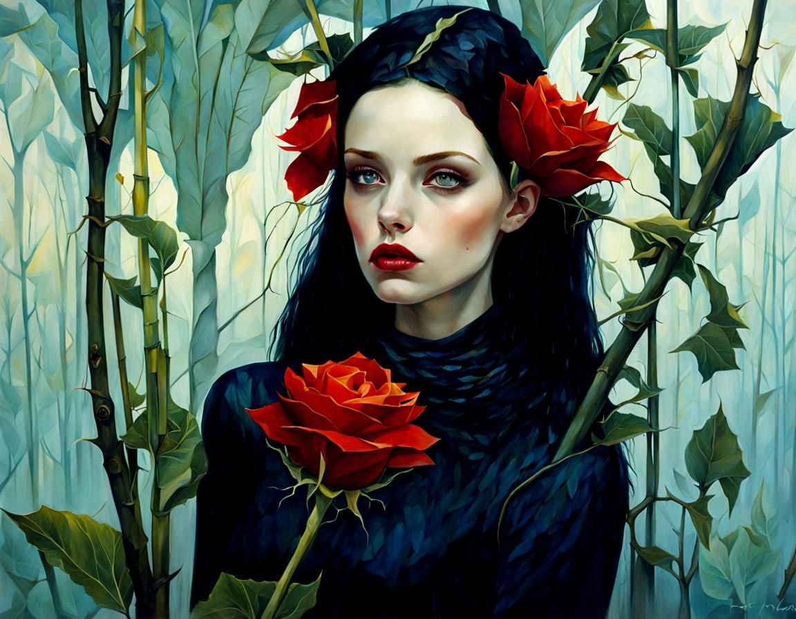 thorny punishment. surreal by Tran Nguyen - AI Generated Artwork ...