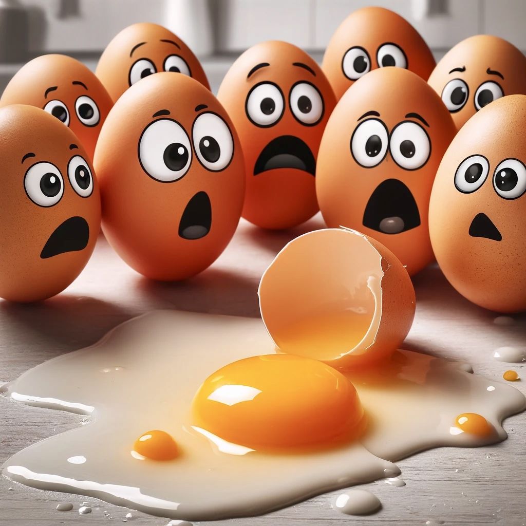 Scene from an Egg Horror Film