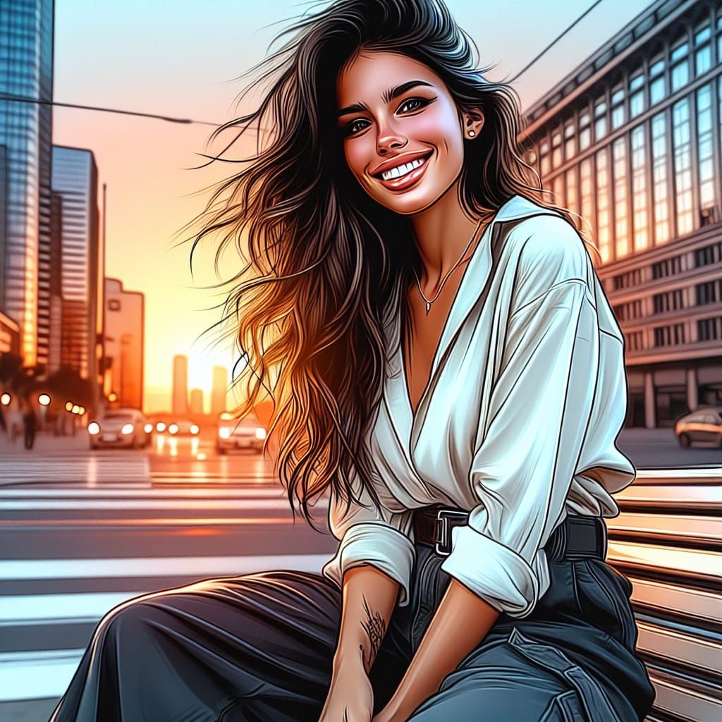 Smiling women