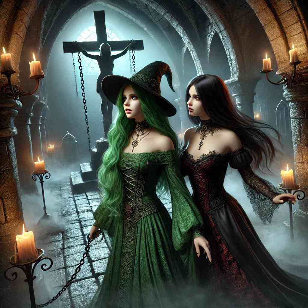 Witches visiting dungeon