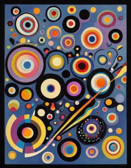Trials with "In the style of Wassily Kandinsky"