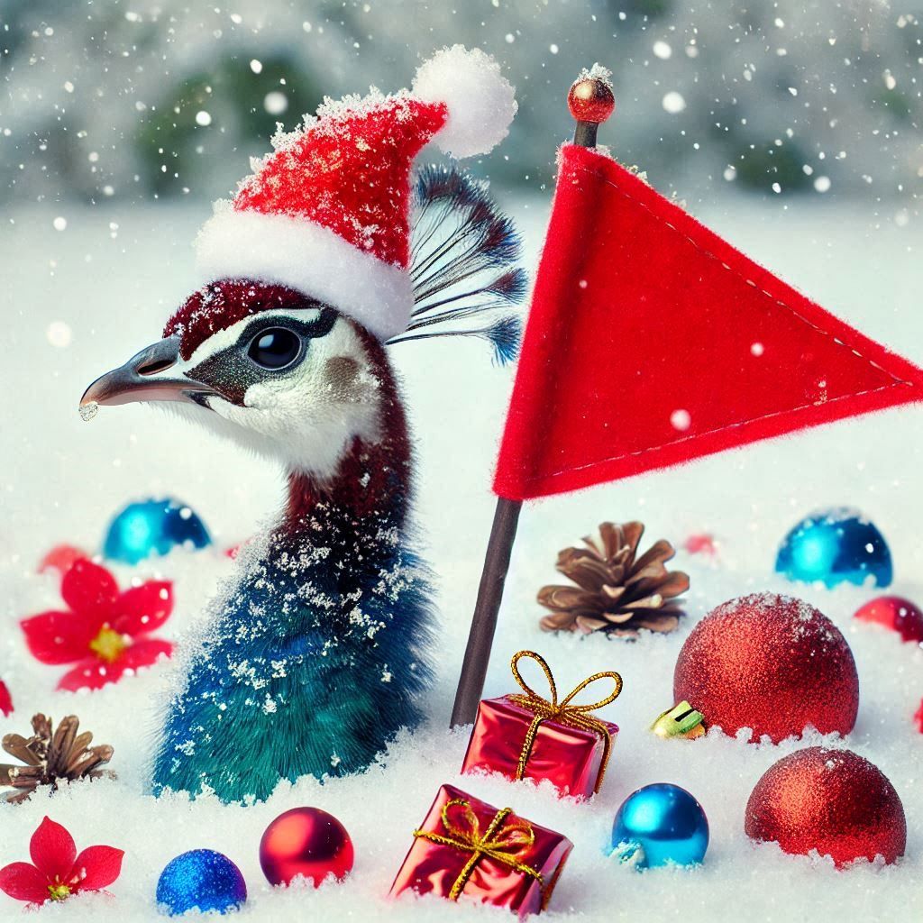 Christmas Peafowl