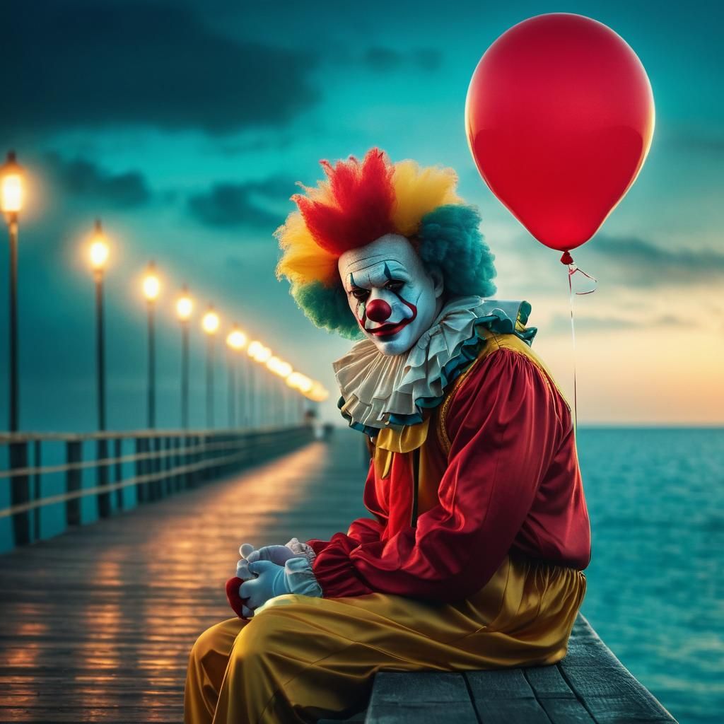 clown - AI Generated Artwork - NightCafe Creator