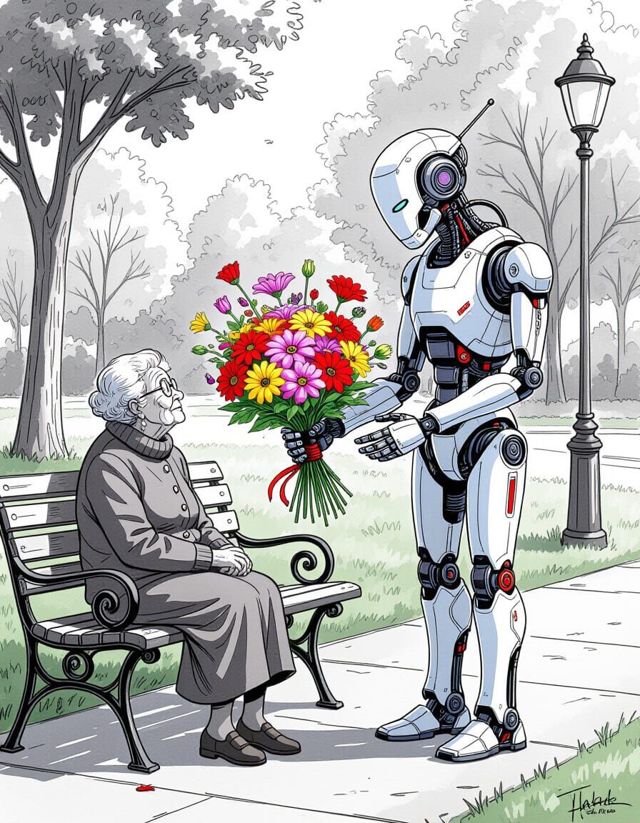 Kindness or programming?  by @J D