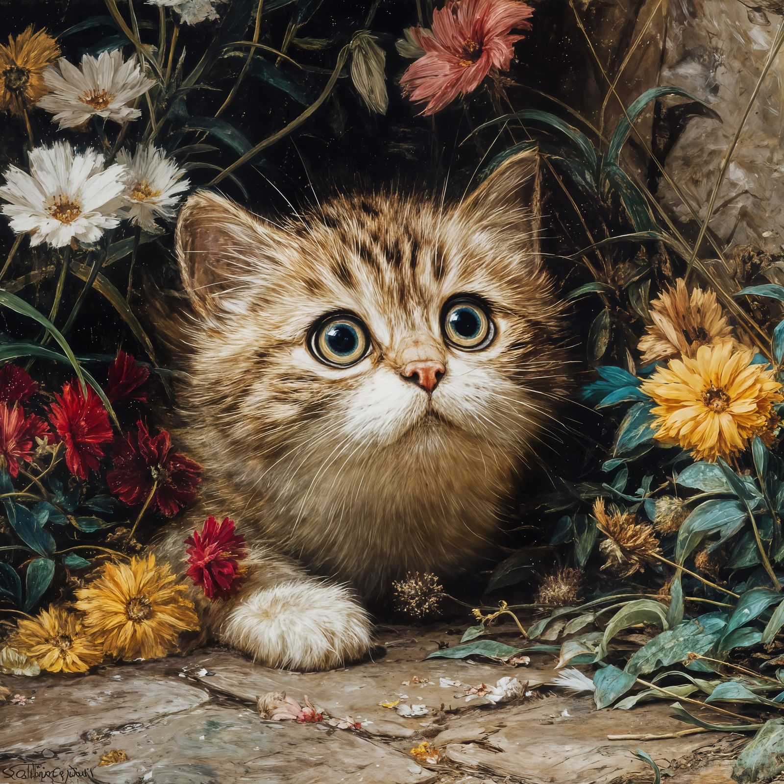 Someone is feline guilty.