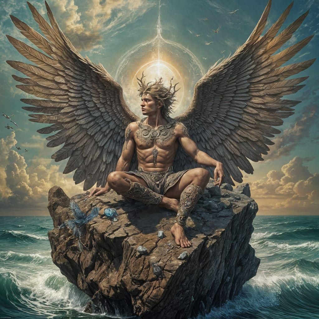 Angel Rock - prompt in description - AI Generated Artwork - NightCafe ...