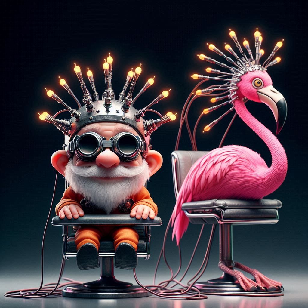 DMT machine gnome brain swap experiment