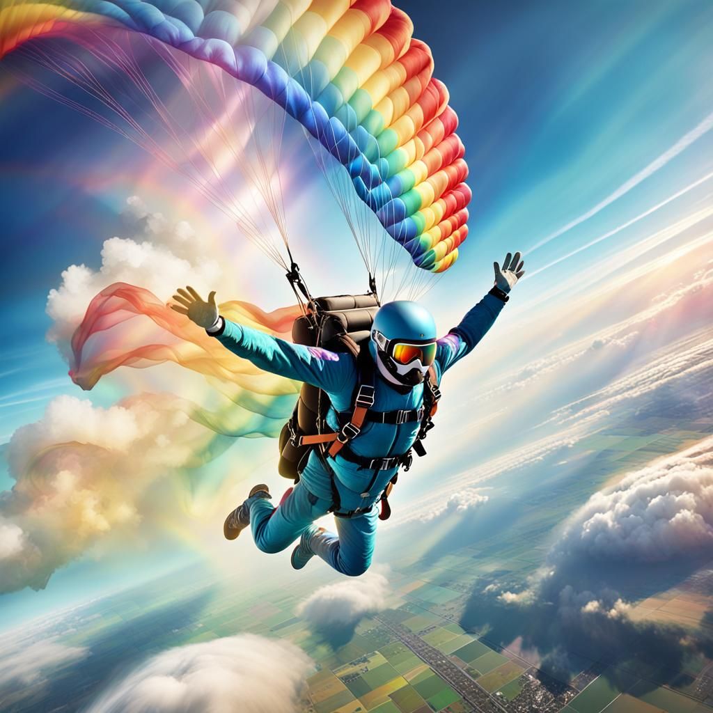 Skydiver  by @AlfredStephen