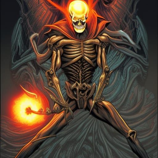 lightning death skeleton boss