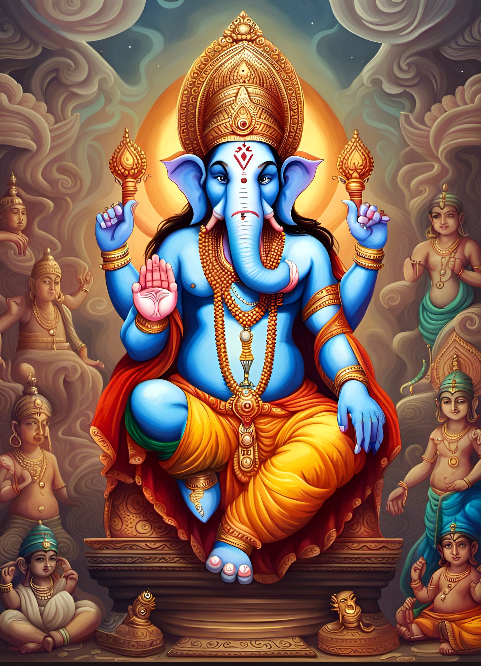 Ganesh - AI Generated Artwork - NightCafe Creator