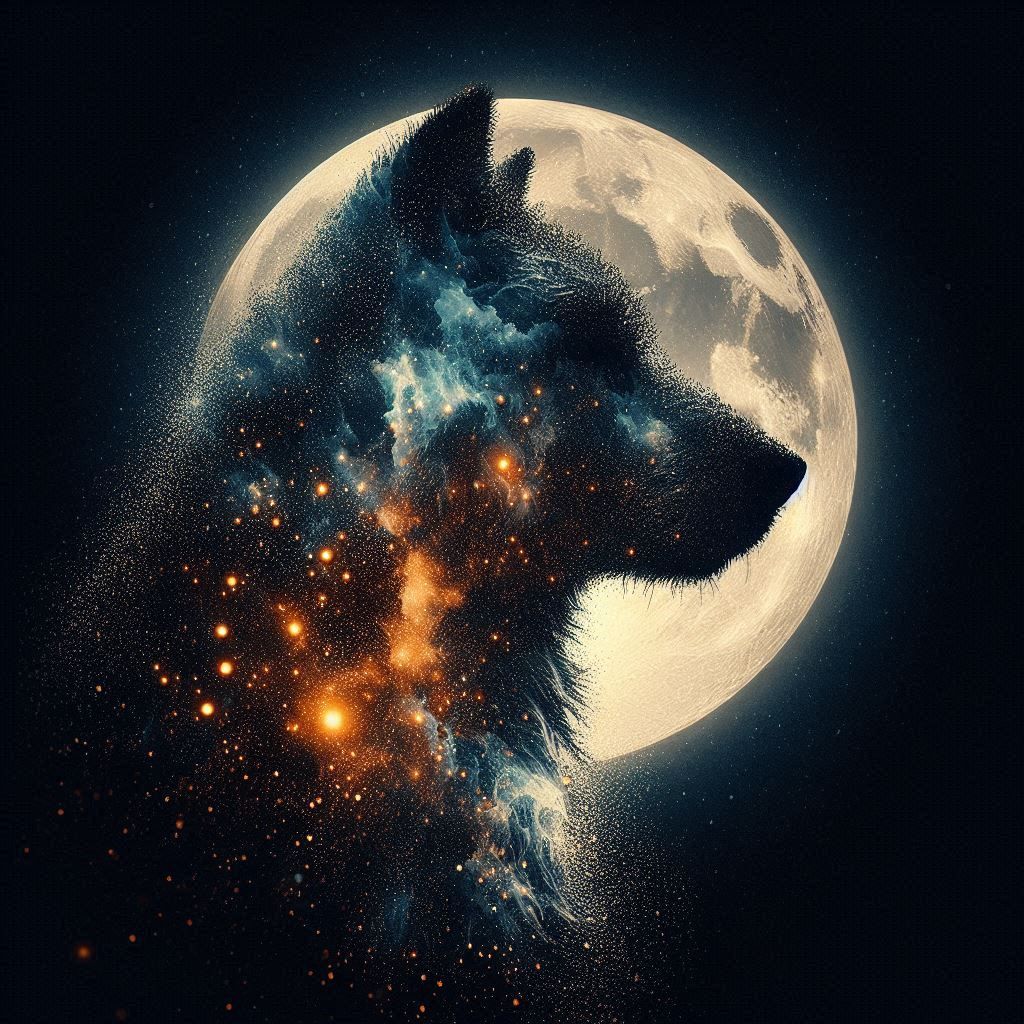 double exposure beautiful fantasy DALL-E 3 portrait landscap...